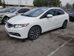 Salvage cars for sale at Rancho Cucamonga, CA auction: 2015 Honda Civic EXL