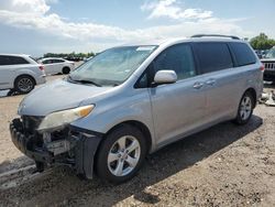 Salvage cars for sale from Copart Houston, TX: 2013 Toyota Sienna LE
