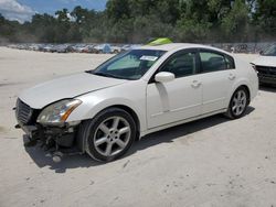 Salvage cars for sale at Ocala, FL auction: 2005 Nissan Maxima SE