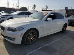 Salvage cars for sale from Copart Wilmington, CA: 2012 BMW 528 I