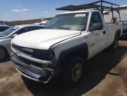 Chevrolet salvage cars for sale: 2002 Chevrolet Silverado C2500 Heavy Duty