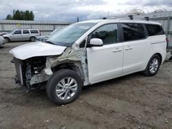 KIA Sedona LX salvage cars for sale: 2016 KIA Sedona LX