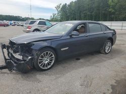 Salvage cars for sale at Dunn, NC auction: 2015 BMW 740 LXI