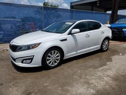 Salvage cars for sale from Copart Riverview, FL: 2015 KIA Optima EX