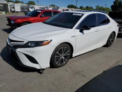 Salvage cars for sale at Sacramento, CA auction: 2018 Toyota Camry Hybrid