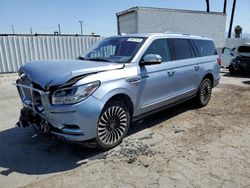 Salvage cars for sale at Van Nuys, CA auction: 2018 Lincoln Navigator L Black Label