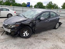 Salvage cars for sale from Copart Walton, KY: 2012 Honda Civic LX