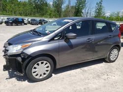 Salvage cars for sale from Copart Leroy, NY: 2016 Nissan Versa Note S