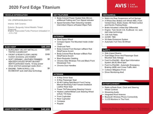 2020 Ford Edge Titanium