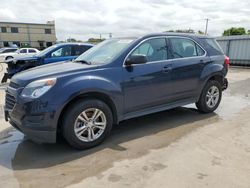 Salvage cars for sale at Wilmer, TX auction: 2017 Chevrolet Equinox LS