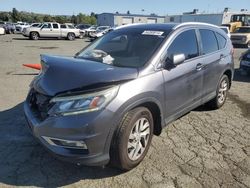 Salvage cars for sale at Vallejo, CA auction: 2015 Honda CR-V EXL