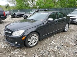 Salvage cars for sale at Candia, NH auction: 2008 Mercedes-Benz C 300 4matic