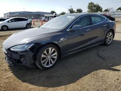 Salvage cars for sale at San Diego, CA auction: 2015 Tesla Model S