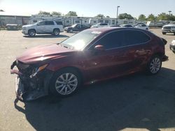 Salvage cars for sale at Sacramento, CA auction: 2019 Toyota Camry L