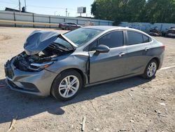 Salvage cars for sale at Oklahoma City, OK auction: 2018 Chevrolet Cruze LT