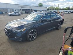 Salvage cars for sale at New Britain, CT auction: 2019 Honda Accord Sport