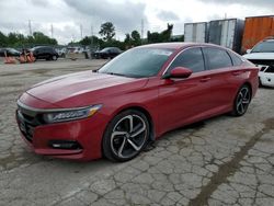 Honda salvage cars for sale: 2018 Honda Accord Sport