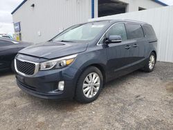 Salvage cars for sale from Copart Mcfarland, WI: 2015 KIA Sedona EX