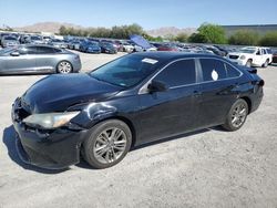 Salvage cars for sale from Copart Las Vegas, NV: 2016 Toyota Camry LE