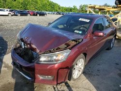 Salvage cars for sale at Windsor, NJ auction: 2015 Honda Accord EXL