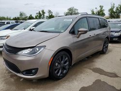 Salvage cars for sale at Bridgeton, MO auction: 2018 Chrysler Pacifica Touring Plus