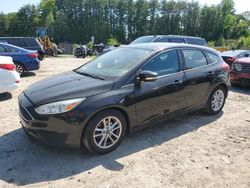 Salvage cars for sale at North Billerica, MA auction: 2015 Ford Focus SE