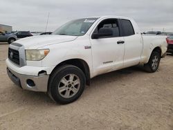 Salvage cars for sale at Amarillo, TX auction: 2009 Toyota Tundra Double Cab
