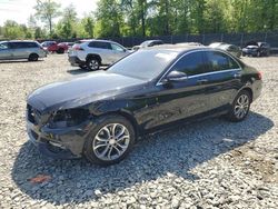 Salvage cars for sale from Copart Waldorf, MD: 2015 Mercedes-Benz C 300 4matic