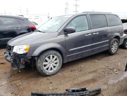 Salvage cars for sale from Copart Elgin, IL: 2015 Chrysler Town & Country Touring