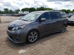 Salvage cars for sale at Chalfont, PA auction: 2014 Toyota Sienna Sport