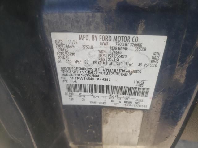 2006 Ford F150 Supercrew