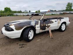 Salvage cars for sale at Columbia Station, OH auction: 1993 Ford Mustang LX