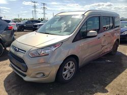 Salvage cars for sale at Elgin, IL auction: 2015 Ford Transit Connect Titanium
