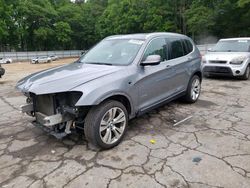 Salvage cars for sale from Copart Austell, GA: 2013 BMW X3 XDRIVE35I