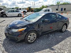 Salvage cars for sale from Copart Barberton, OH: 2015 Honda Civic LX