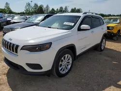 Salvage cars for sale at Bridgeton, MO auction: 2020 Jeep Cherokee Latitude