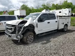 Salvage trucks for sale at West Mifflin, PA auction: 2020 Ford F350 Super Duty