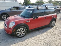 Salvage cars for sale from Copart Opa Locka, FL: 2010 Mini Cooper S Clubman