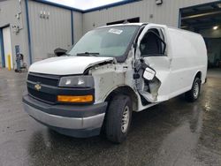 Salvage trucks for sale at Dunn, NC auction: 2019 Chevrolet Express G2500