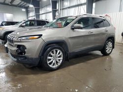 Salvage cars for sale from Copart Ham Lake, MN: 2016 Jeep Cherokee Limited