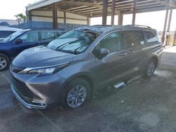 Salvage cars for sale at Riverview, FL auction: 2024 Toyota Sienna XLE