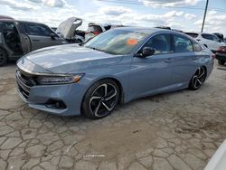 Salvage cars for sale at Lebanon, TN auction: 2021 Honda Accord Sport SE