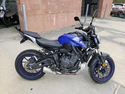 Salvage cars for sale from Copart North Billerica, MA: 2021 Yamaha MT07