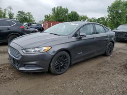 Salvage cars for sale from Copart Baltimore, MD: 2015 Ford Fusion SE Hybrid