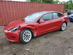 Tesla Model 3 salvage cars for sale: 2021 Tesla Model 3