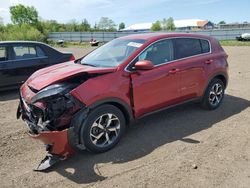 Salvage cars for sale at Columbia Station, OH auction: 2020 KIA Sportage LX