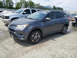 Salvage cars for sale from Copart Spartanburg, SC: 2016 Toyota Rav4 HV XLE