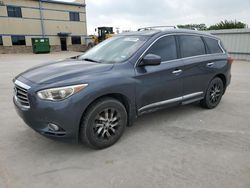 Salvage cars for sale at Wilmer, TX auction: 2013 Infiniti JX35