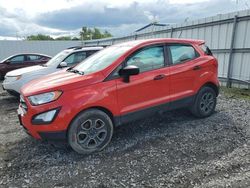 Salvage cars for sale from Copart Albany, NY: 2019 Ford Ecosport S