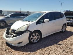 Salvage cars for sale from Copart Phoenix, AZ: 2010 Honda FIT Sport